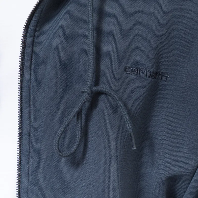 Carhartt WIP Hooded Benton Sweat Jacket Carbon-4