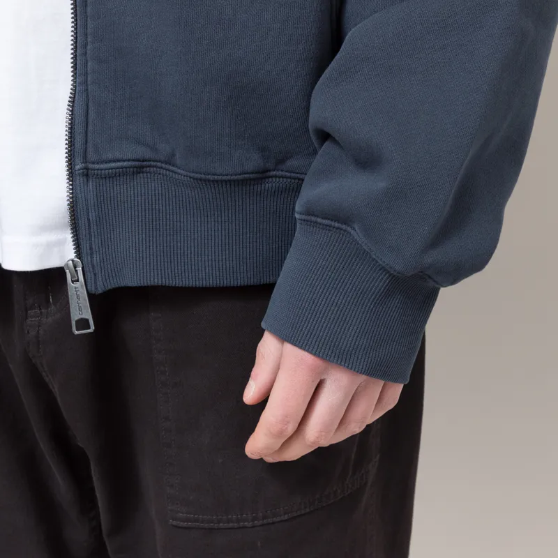 Carhartt WIP Hooded Benton Sweat Jacket Carbon-8