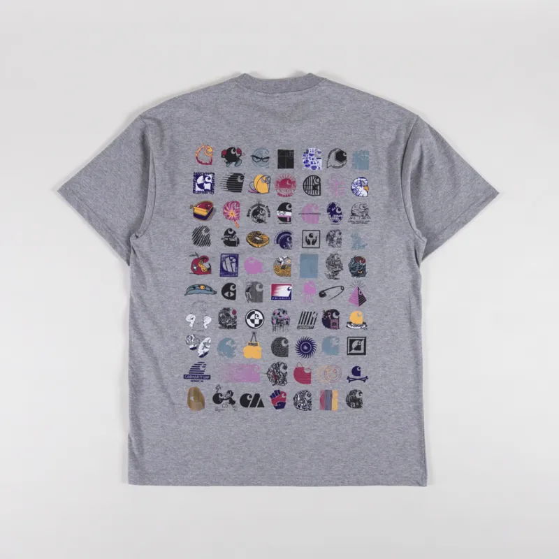 Carhartt WIP C Logo Archive T Shirt Grey Heather