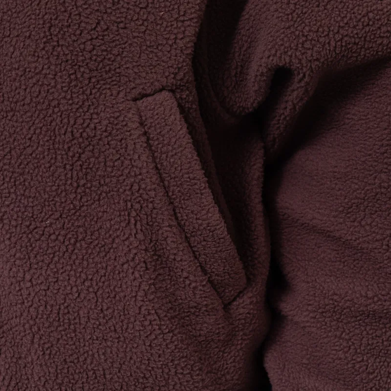 Carhartt WIP Womens Hooded Helix Fleece Jacket Palisander Black-10