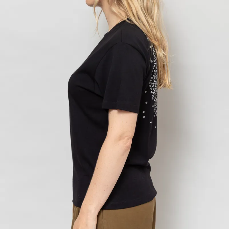 Carhartt WIP Womens Hearts Of Hartts T Shirt Black-2