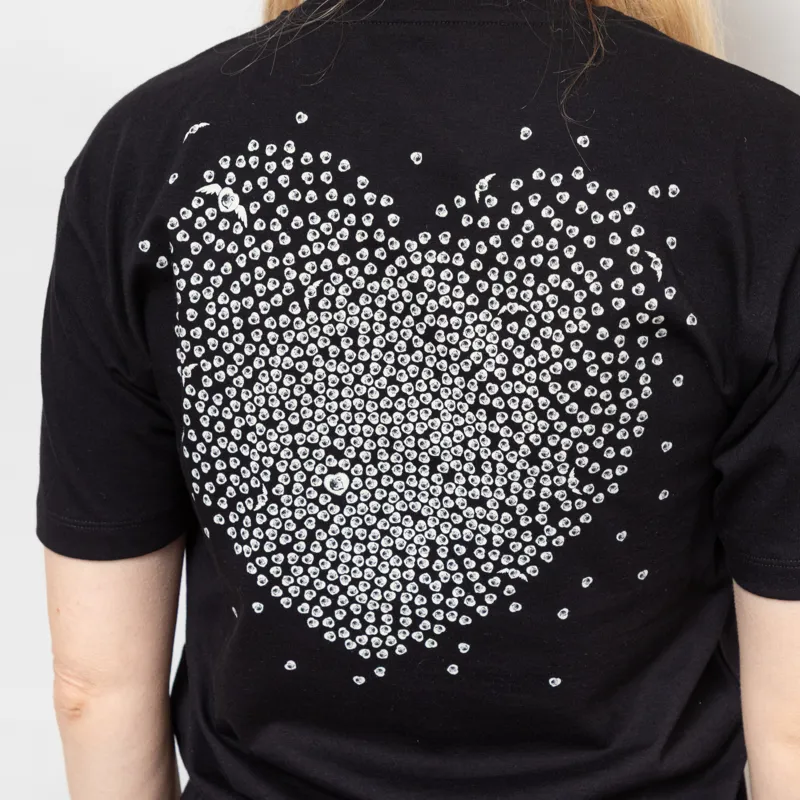 Carhartt WIP Womens Hearts Of Hartts T Shirt Black-5