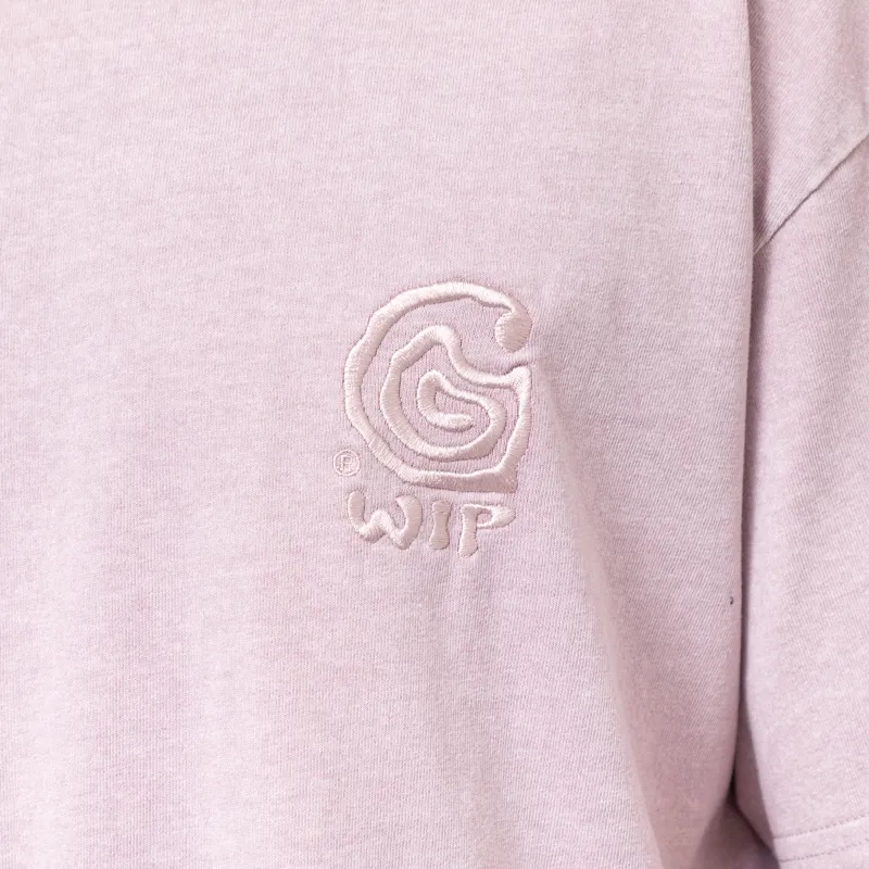 Carhartt WIP Helix Redux T Shirt Pink Fog-7