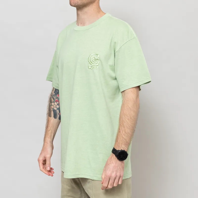 Carhartt WIP Helix Redux T Shirt Pale Olive-1