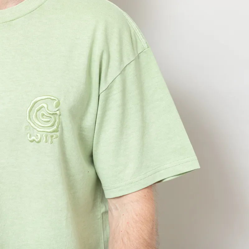 Carhartt WIP Helix Redux T Shirt Pale Olive-6