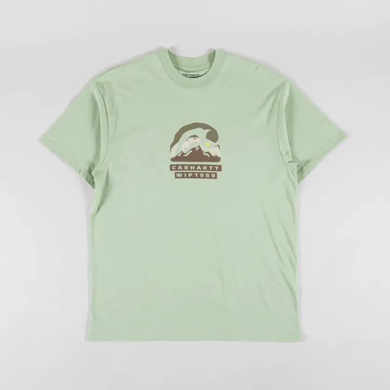Carhartt WIP Rising Helix T Shirt Pale Olive