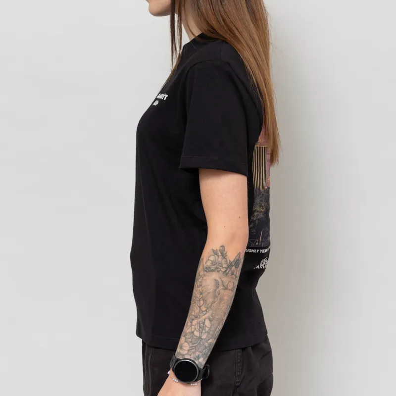 Carhartt WIP Womens Wiptopia T Shirt Black-4