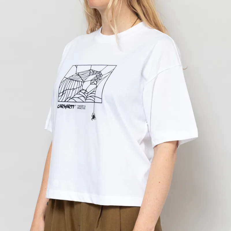 Carhartt WIP Womens Theory And Practice T Shirt White-1