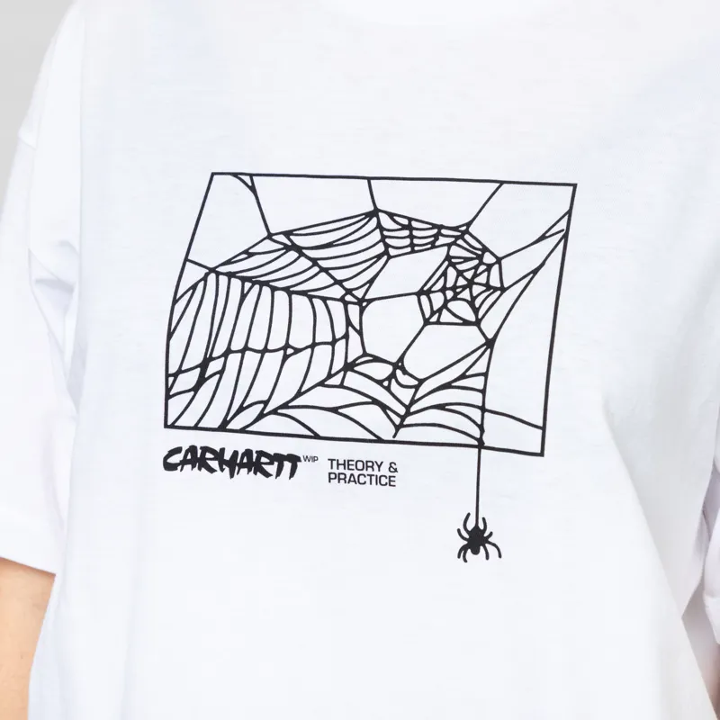 Carhartt WIP Womens Theory And Practice T Shirt White-6
