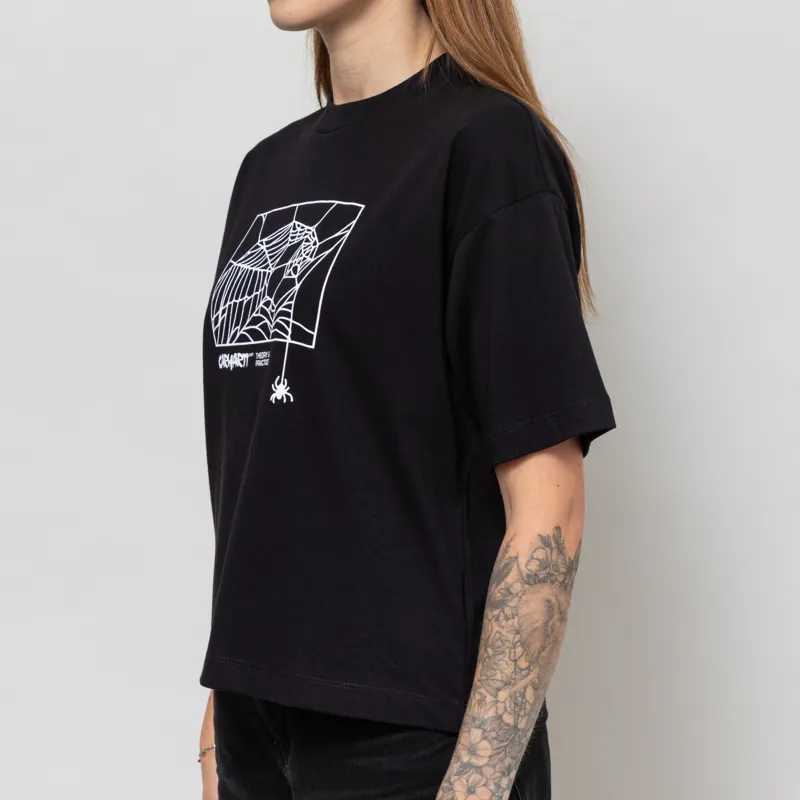 Carhartt WIP Womens Theory And Practice T Shirt Black-1