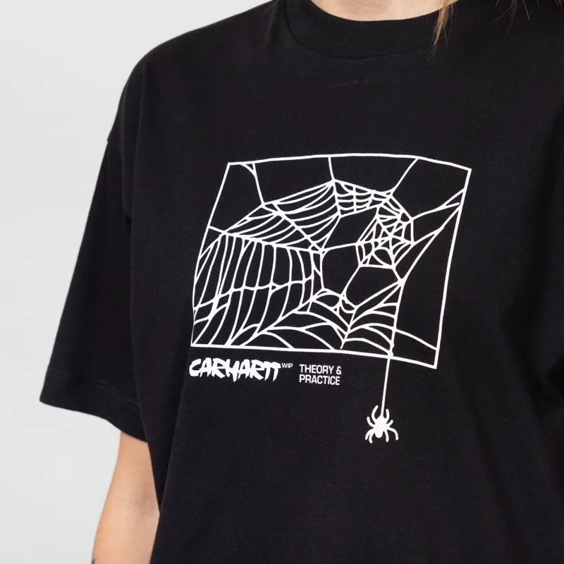 Carhartt WIP Womens Theory And Practice T Shirt Black-5