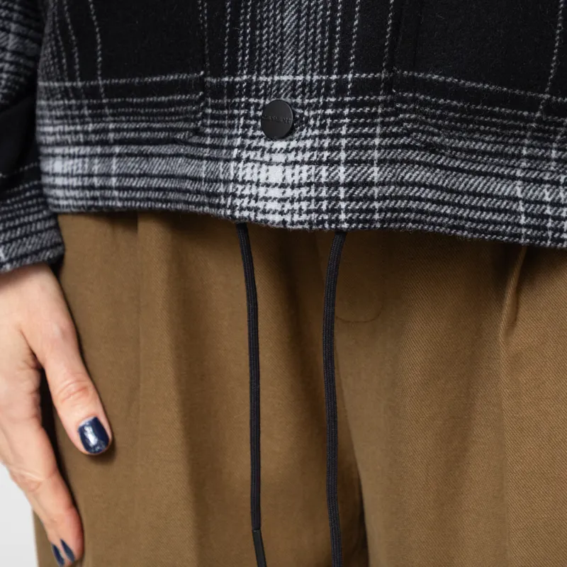 Carhartt WIP Womens Brennan Shirt Jac Black Wax-8