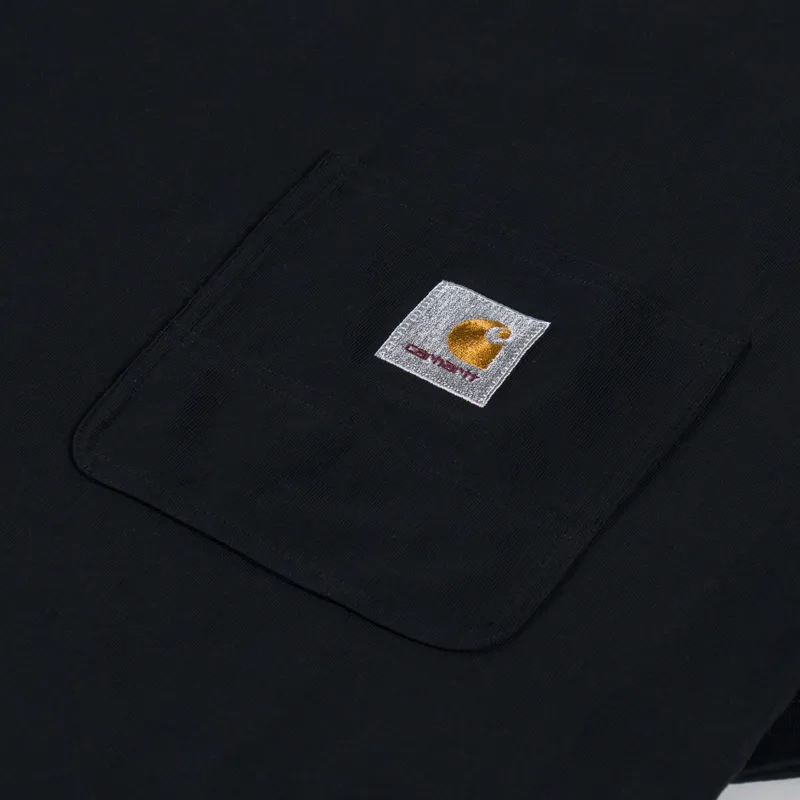 Carhartt WIP Work Pocket T Shirt Black-2