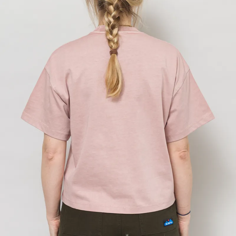 Carhartt WIP Womens Benton T Shirt Glassy Pink-3