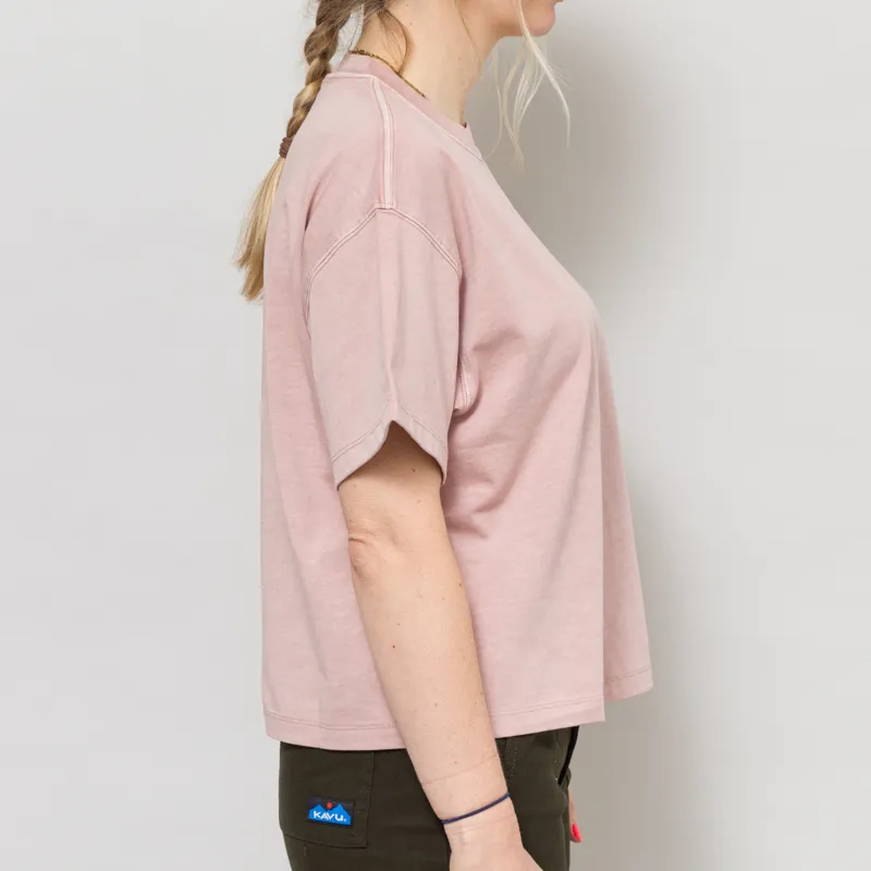 Carhartt WIP Womens Benton T Shirt Glassy Pink-4