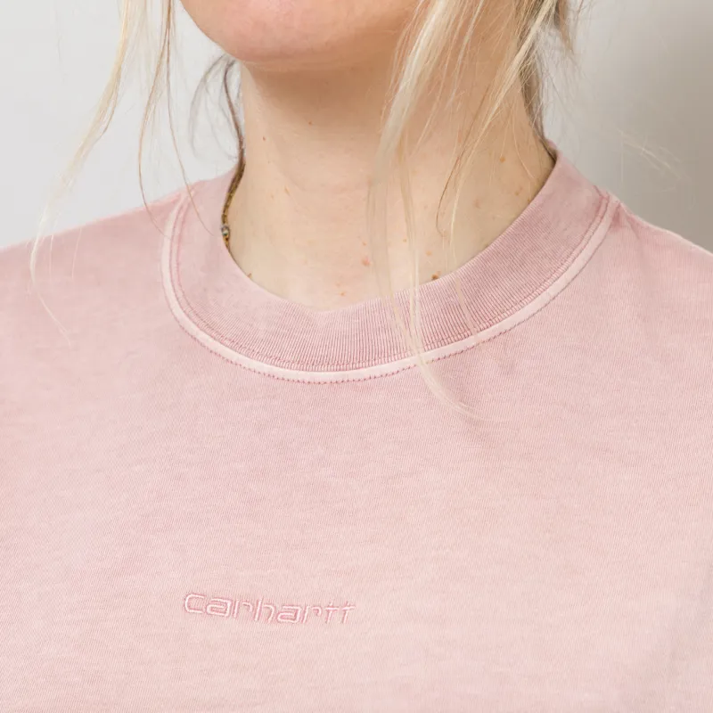 Carhartt WIP Womens Benton T Shirt Glassy Pink-5