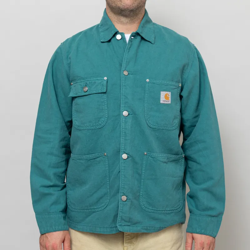 Carhartt WIP Walter Chore Coat Saguaro Garment Dyed