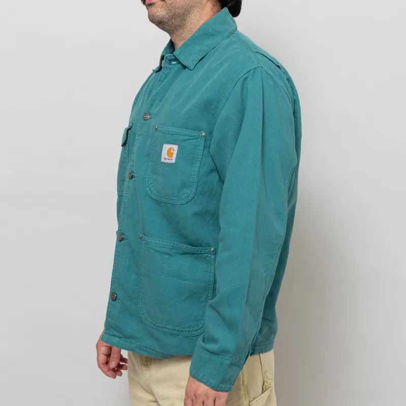 Carhartt WIP Walter Chore Coat Saguaro Garment Dyed-1