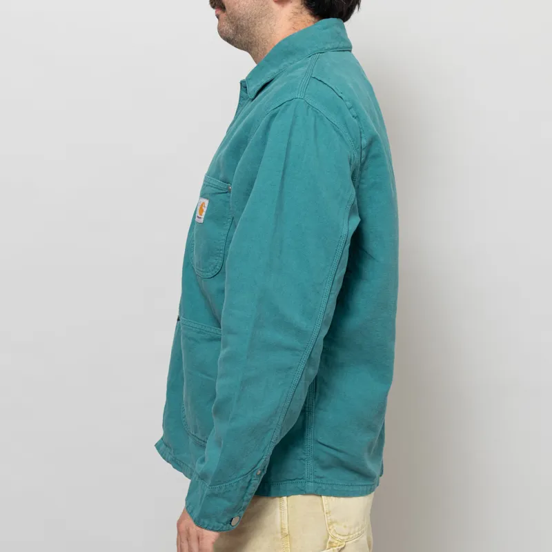 Carhartt WIP Walter Chore Coat Saguaro Garment Dyed-2