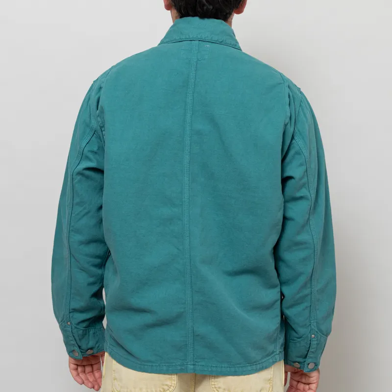 Carhartt WIP Walter Chore Coat Saguaro Garment Dyed-3