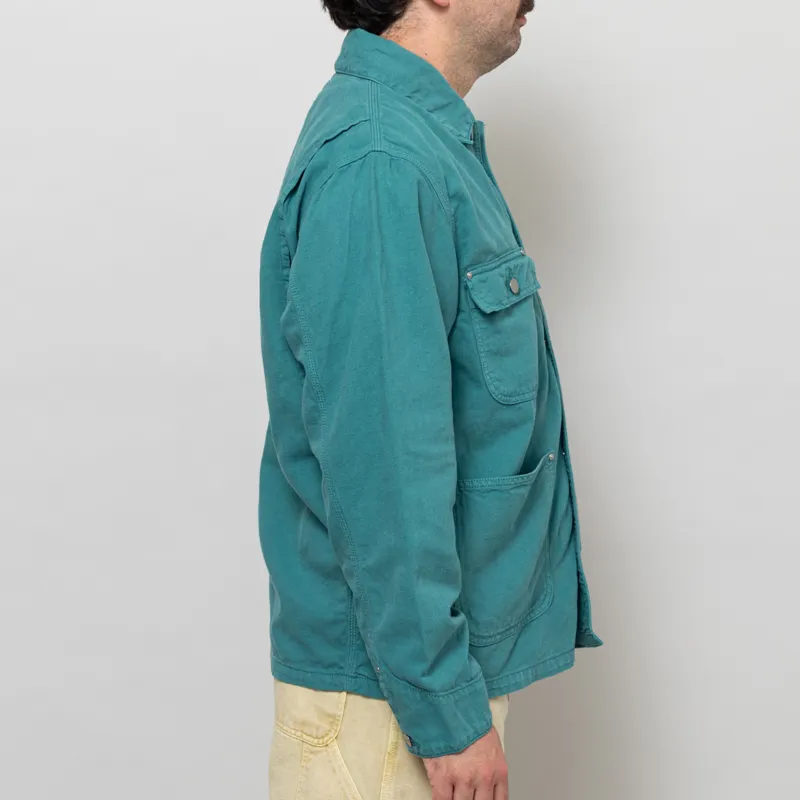 Carhartt WIP Walter Chore Coat Saguaro Garment Dyed-4
