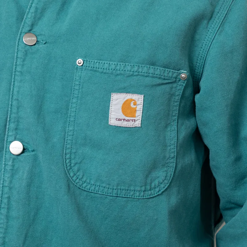 Carhartt WIP Walter Chore Coat Saguaro Garment Dyed-10