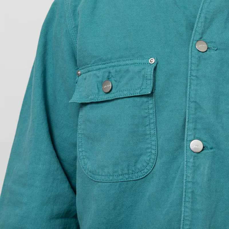 Carhartt WIP Walter Chore Coat Saguaro Garment Dyed-11