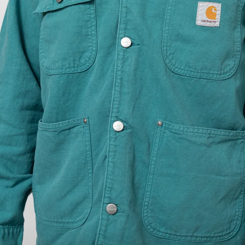 Carhartt WIP Walter Chore Coat Saguaro Garment Dyed-9