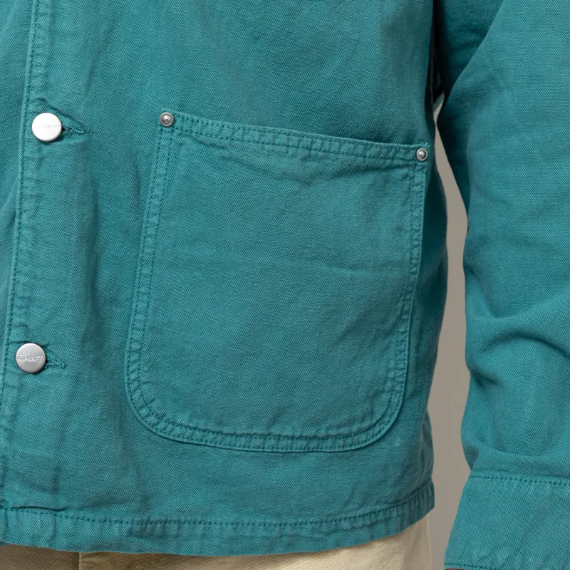 Carhartt WIP Walter Chore Coat Saguaro Garment Dyed-7