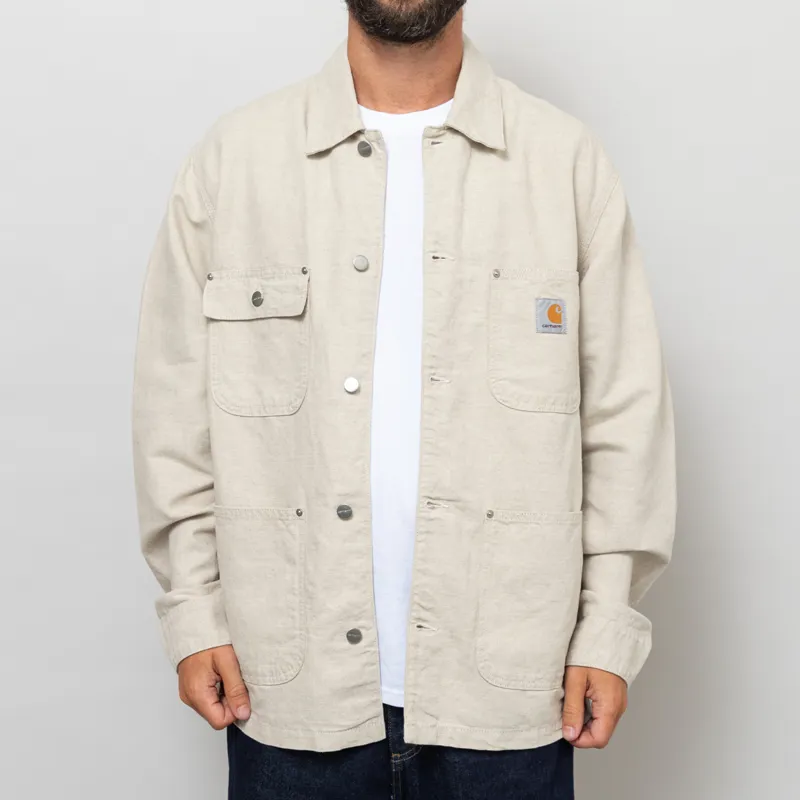 Carhartt WIP Walter Chore Coat Natural Rinsed