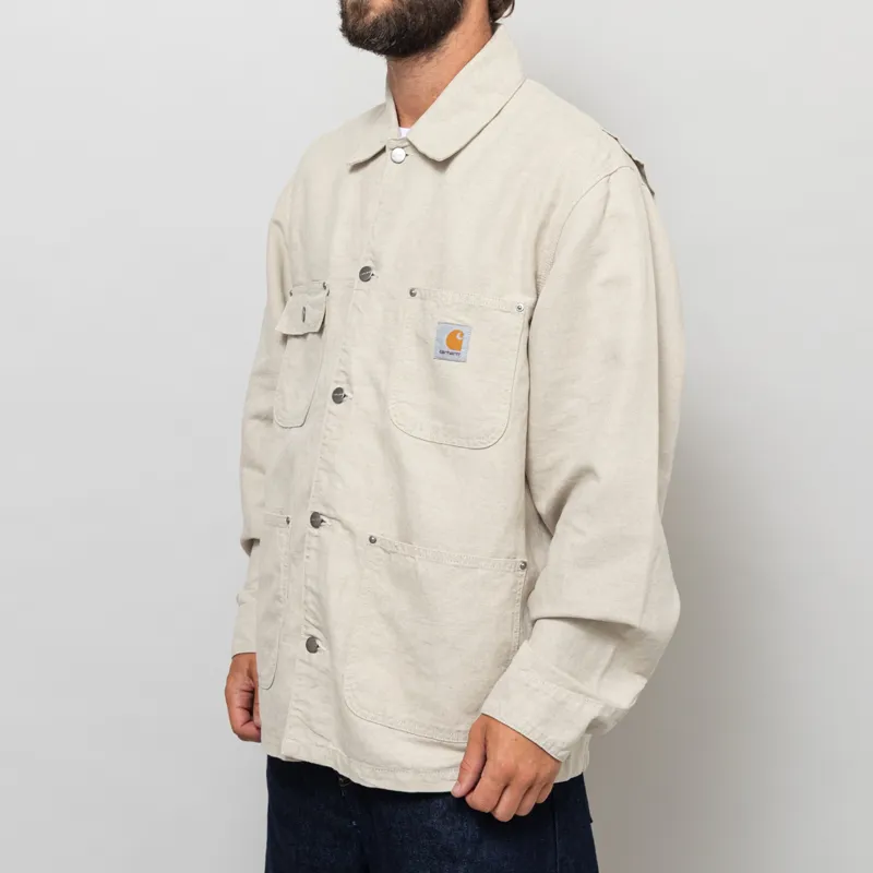 Carhartt WIP Walter Chore Coat Natural Rinsed-2