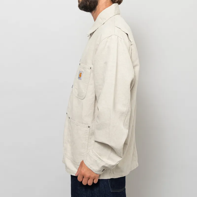 Carhartt WIP Walter Chore Coat Natural Rinsed-3