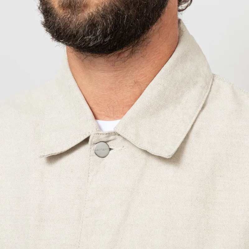 Carhartt WIP Walter Chore Coat Natural Rinsed-6