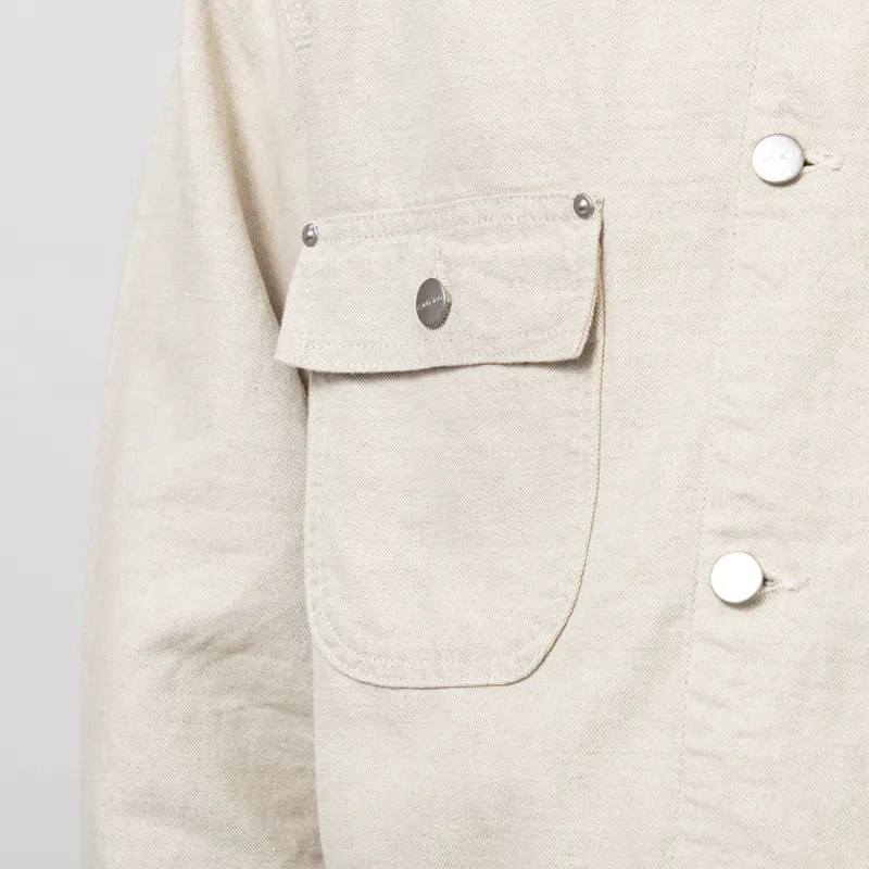 Carhartt WIP Walter Chore Coat Natural Rinsed-10