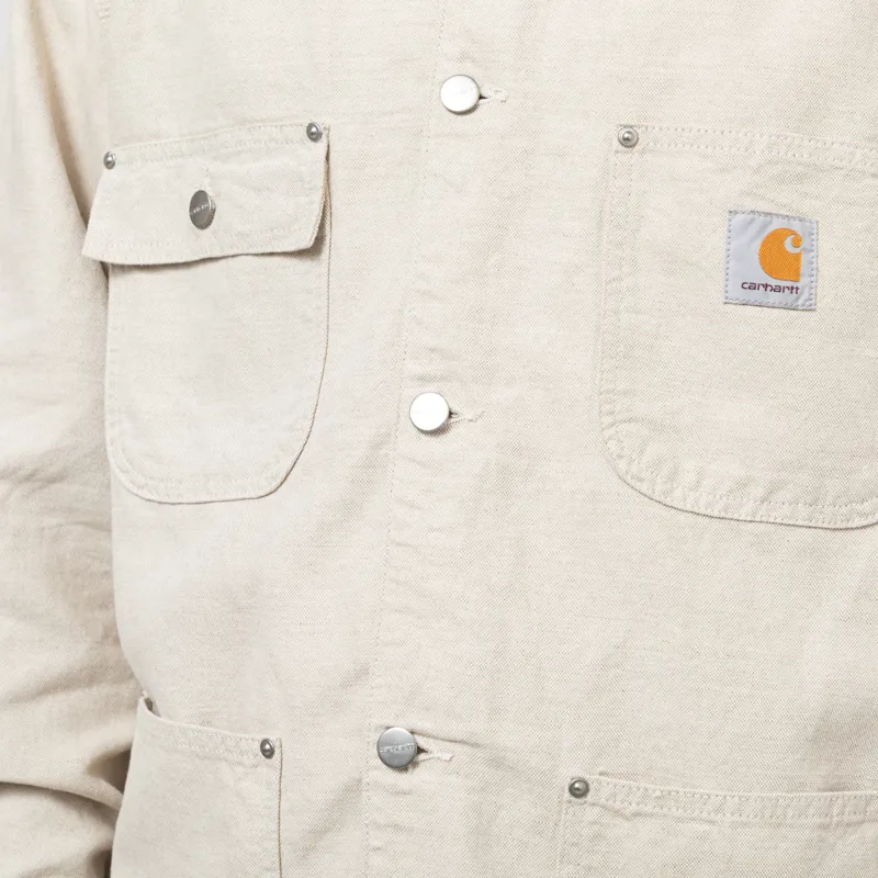 Carhartt WIP Walter Chore Coat Natural Rinsed-9