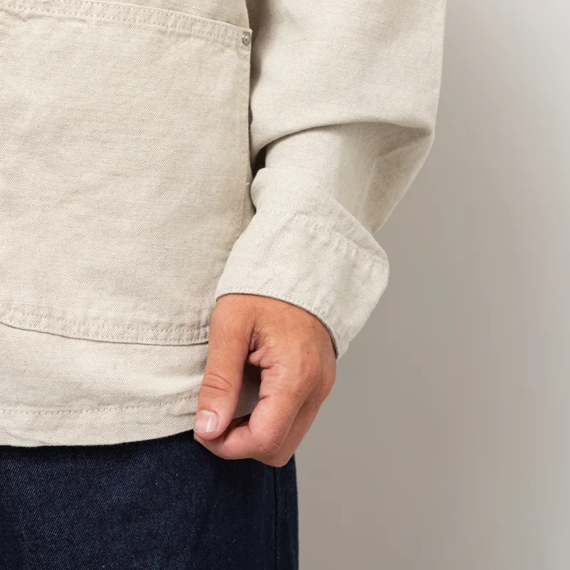 Carhartt WIP Walter Chore Coat Natural Rinsed-12