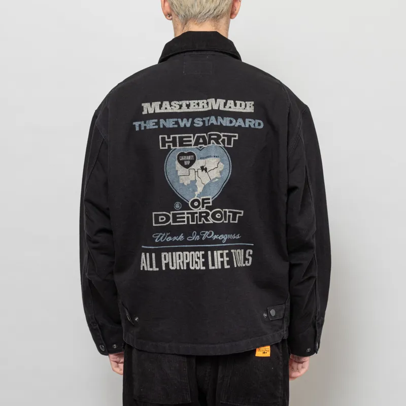 Carhartt WIP OG Arcan Graphic Jacket Black Heavy Stone Wash