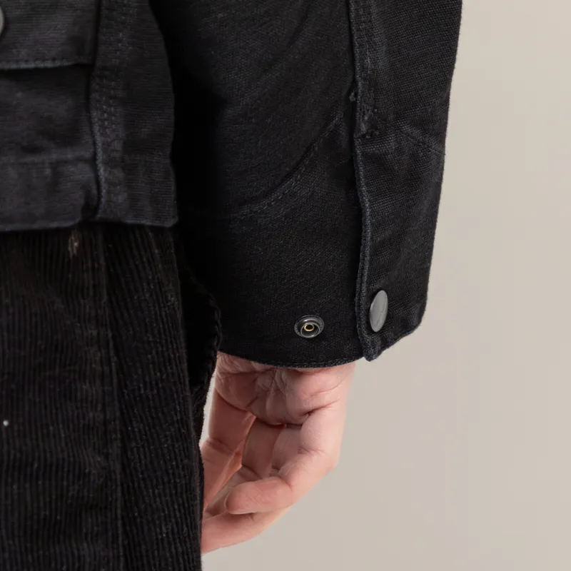 Carhartt WIP OG Arcan Graphic Jacket Black Heavy Stone Wash-11