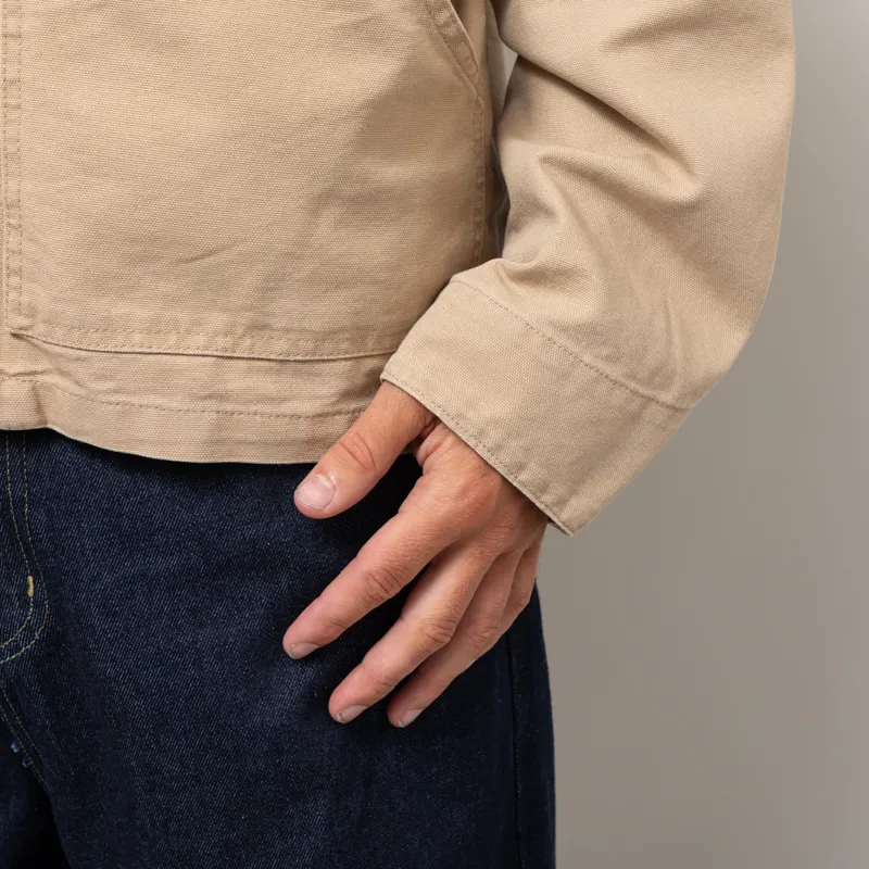 Carhartt WIP OG Arcan Graphic Jacket Dusty H Brown Tobacco Heavy Stone Wash-12