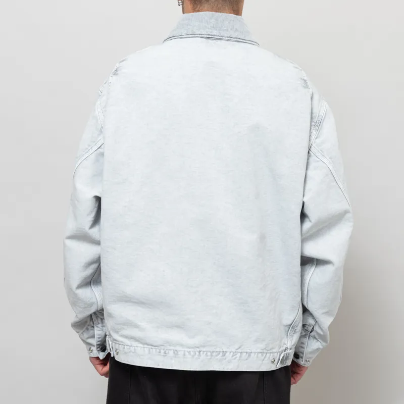 Carhartt WIP OG Detroit Jacket Black Chalk Wash-5