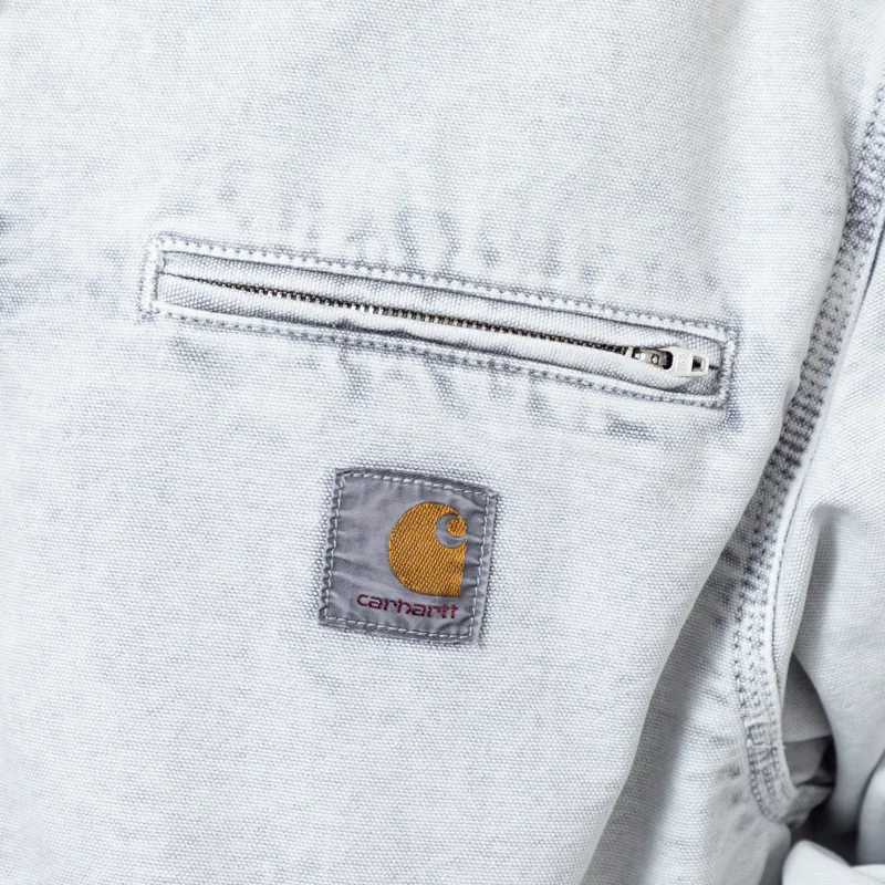 Carhartt WIP OG Detroit Jacket Black Chalk Wash-12