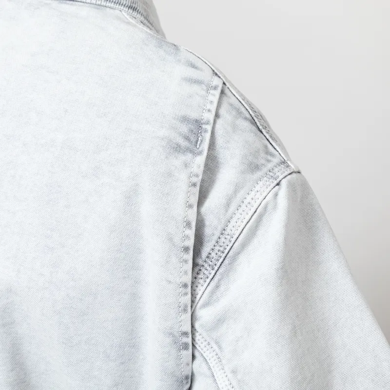 Carhartt WIP OG Detroit Jacket Black Chalk Wash-9