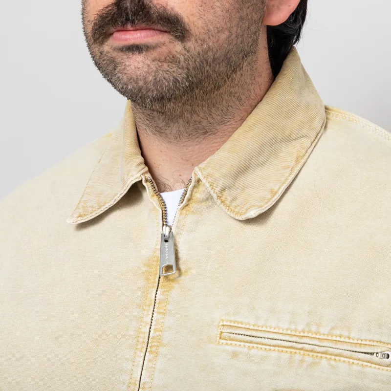 Carhartt WIP OG Detroit Jacket Dusty H Brown Chalk Wash-7