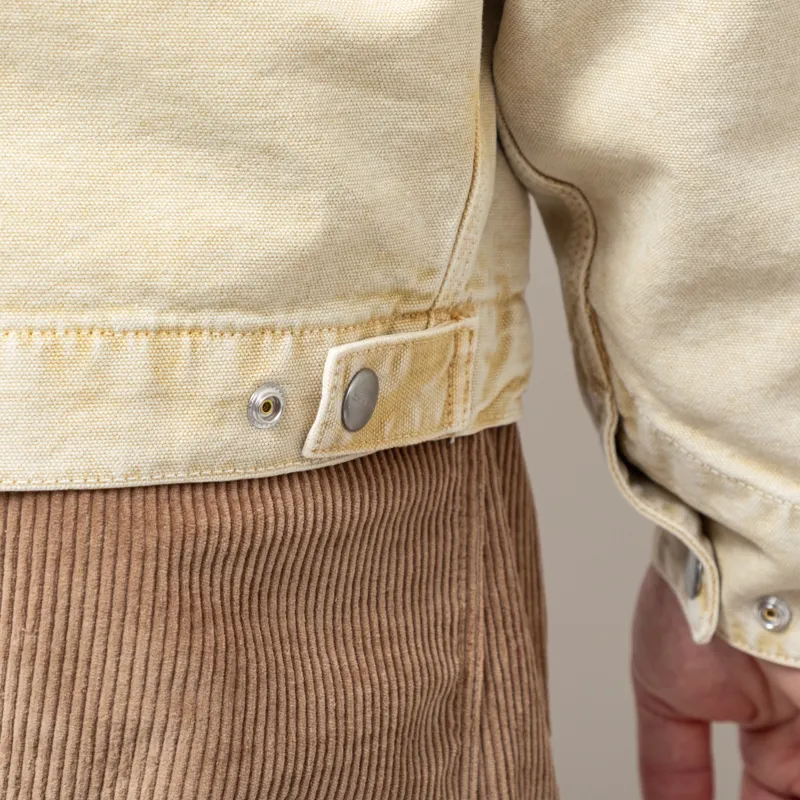 Carhartt WIP OG Detroit Jacket Dusty H Brown Chalk Wash-10