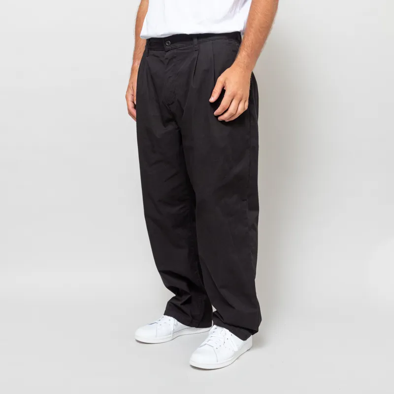 Carhartt WIP Evan Pant Black Garment Dyed-1