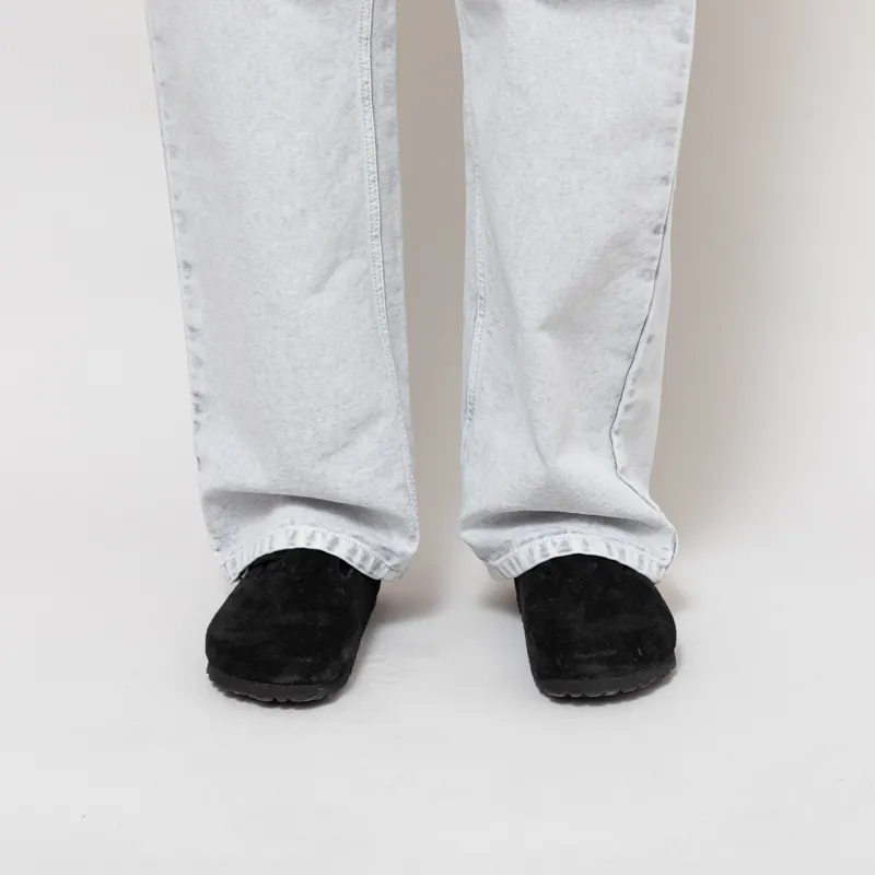 Carhartt WIP Womens Pierce Pant Straight Black Chalk Wash-11