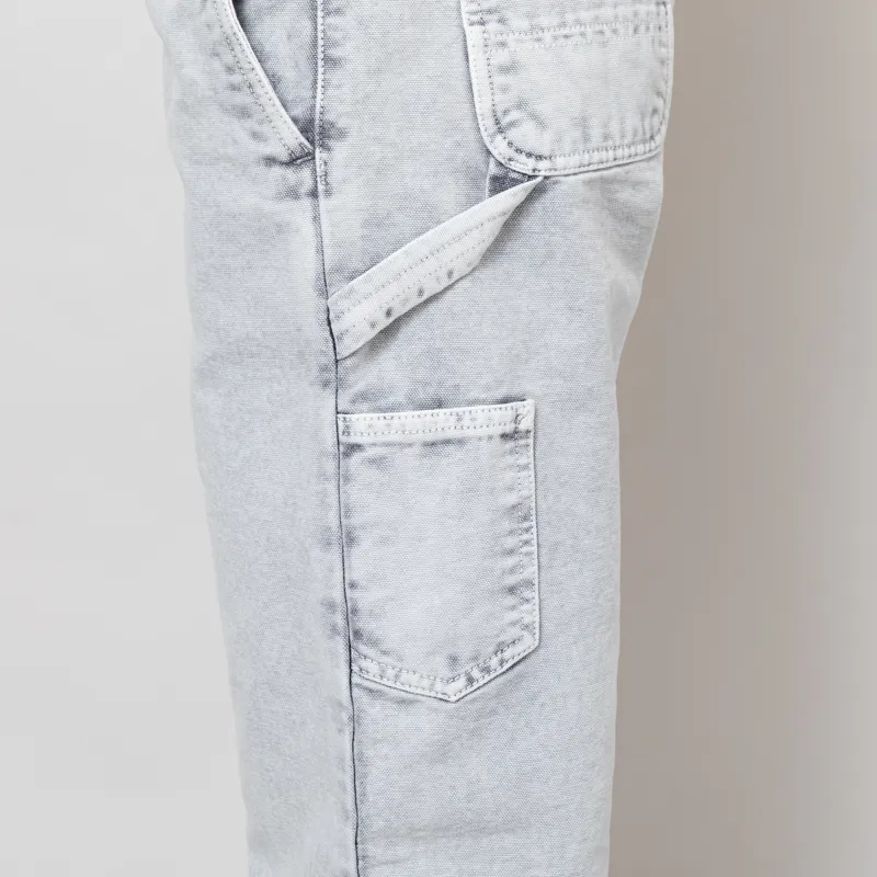Carhartt WIP Womens Pierce Pant Straight Black Chalk Wash-8