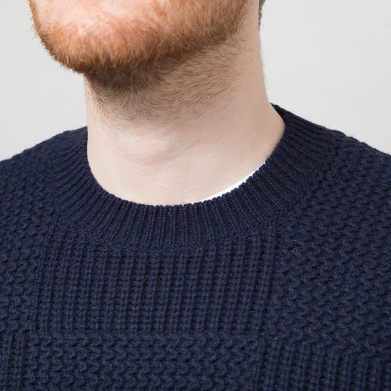 Carhartt WIP Bishop Sweater Dark Navy-6
