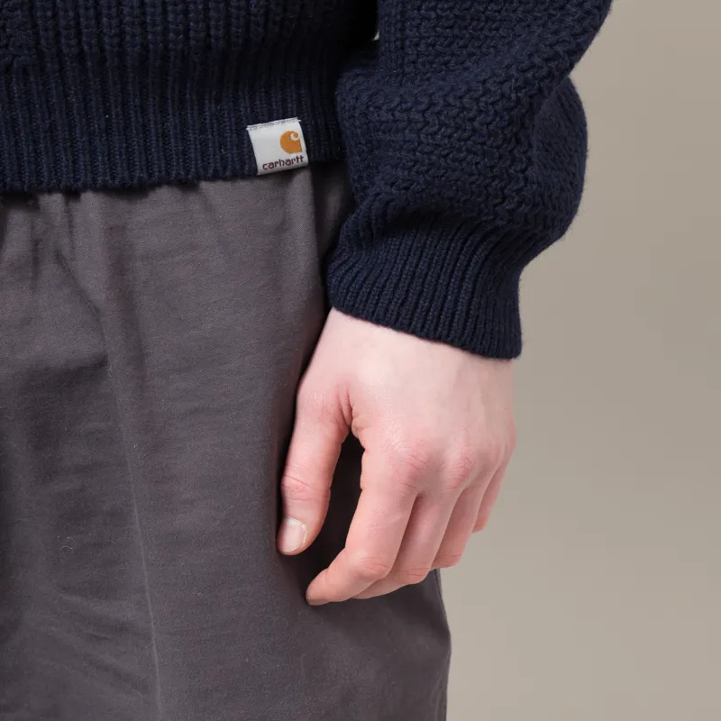 Carhartt WIP Bishop Sweater Dark Navy-8