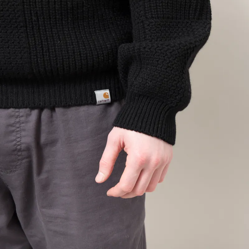 Carhartt WIP Bishop Sweater Black-8